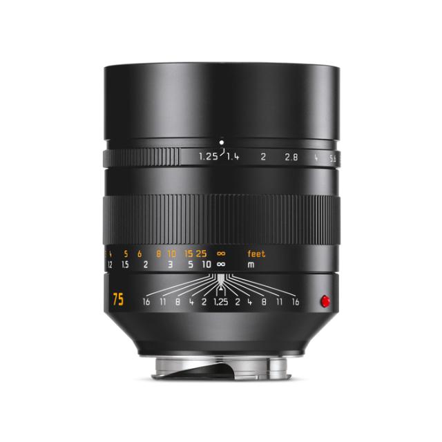 LEICA M 75MM F/1,25 NOCTILUX ASPH BLACK
