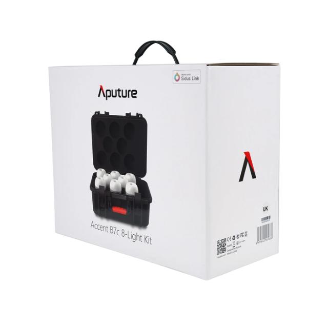 APUTURE ACCENT B7C LED BULB E27 KIT WITH 8 BULBS