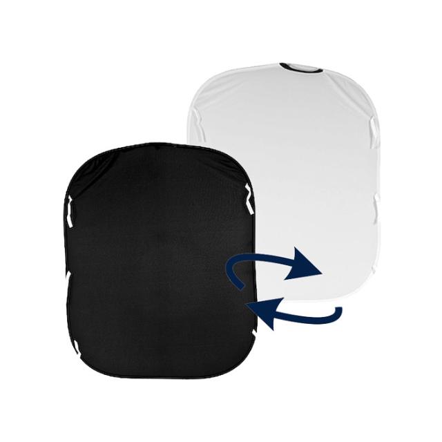 LASTOLITE PLAIN COLLAPSIBLE 1,5 X 1,8M BLACK/WHITE