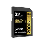 LEXAR SD 32GB U3 V90 UHS-II R300/W260