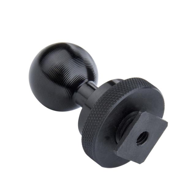 KUPO KS-407 SUPER KNUCKLE BALL WITH COLD SHOE ADAP