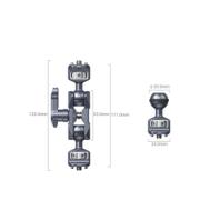 SMALLRIG 3873 MAGIC ARM W. DUAL BALL HEADS 1/4