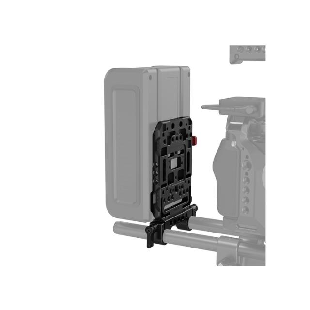 SMALLRIG 3016 BATTERY PLATE V-MOUNT W. ROD CLAMP