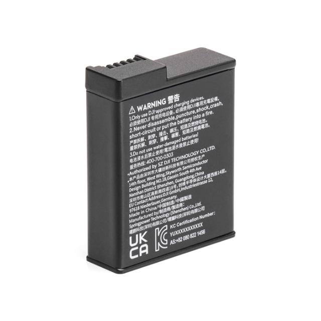 DJI BATTERY EXTREME FOR OSMO ACTION 3