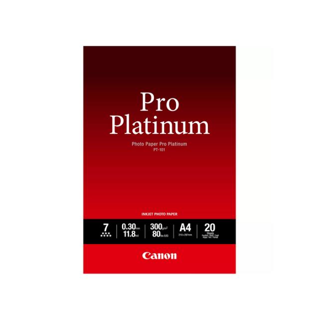 CANON PT-101 PLATINIUM PHOTO PAPER 300G A4 20STK