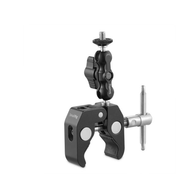 SMALLRIG 2161 CLAMP WITH DOUBLE BALLHEAD ARM