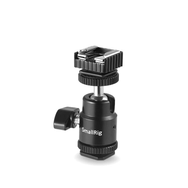 SMALLRIG LCD MONITOR KUGLEHOVED MED HOTSHOE