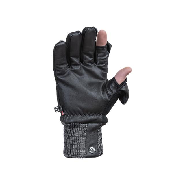 VALLERRET LEATHER PHOTOGRAPHY GLOVE BLACK M