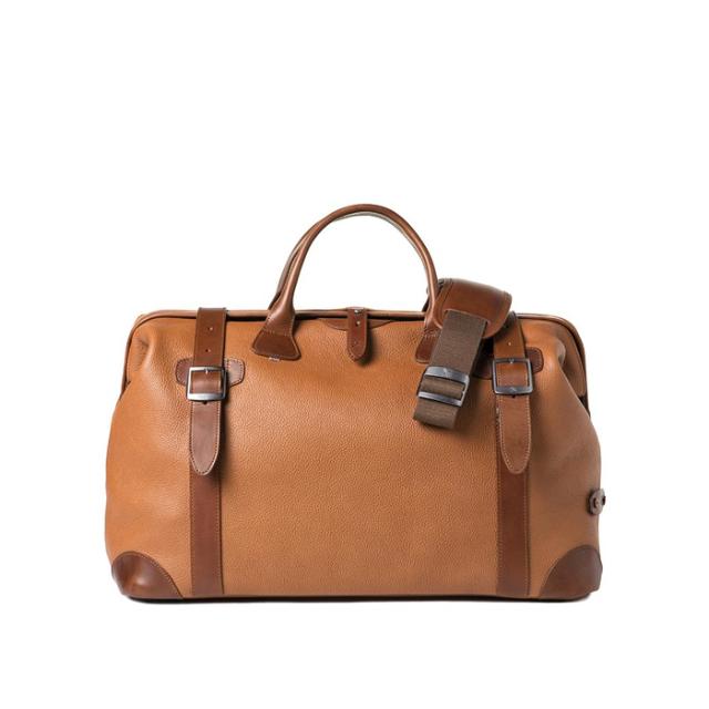 BBS QUIFF GRAINED BROWN LEATHER