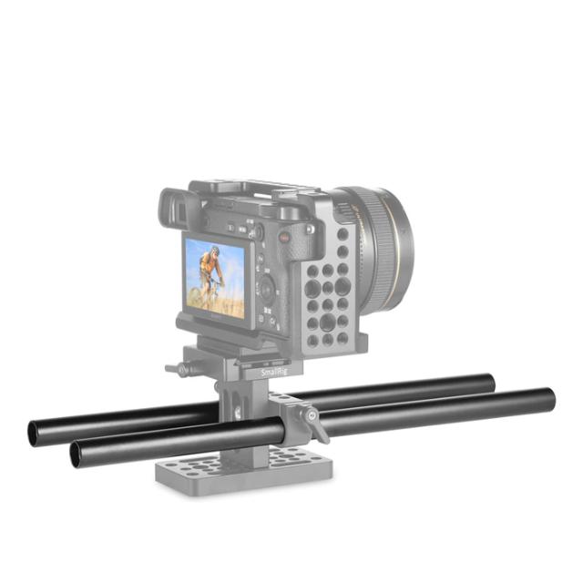 SMALLRIG 1053 2PCS 15MM BLACK ALU ROD (M12-30CM)