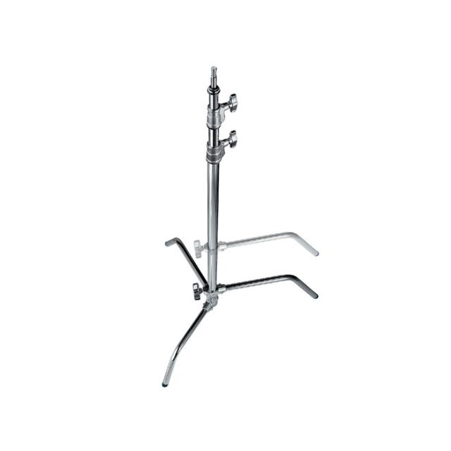 AVENGER A2018L C-STAND SILVER W/ SLIDING LEG