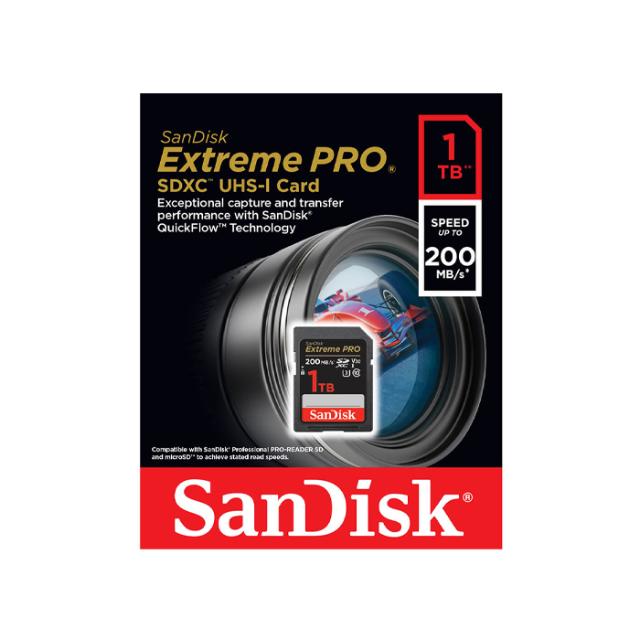 SANDISK SD 1TB EXTREME PRO 200MB/S V30
