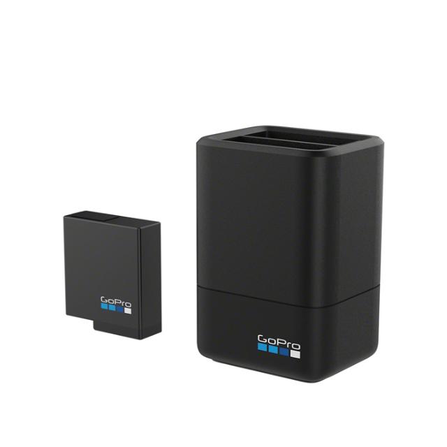 GOPRO DUAL CHARGER + BATTERY  FOR HERO 6/7/8 BLACK