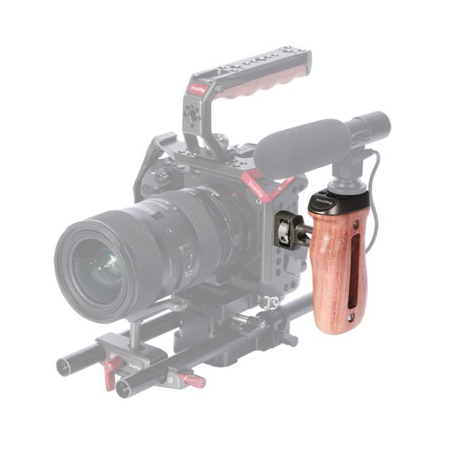 SMALLRIG 2642 WOOD SIDE HANDLE W/ ARRI STYLE MOUNT