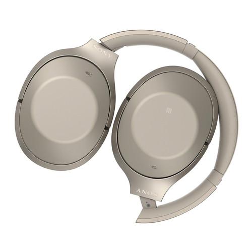 SONY MDR-1000X BEIGE WIRELESS N-C HEADPHONES