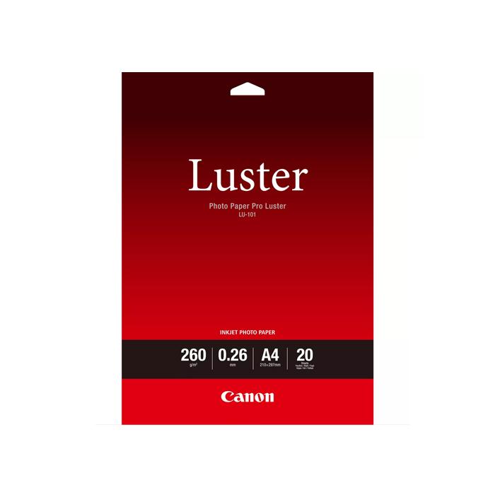 CANON LU-101 LUSTER PHOTO PAPER 260G A4 20STK.
