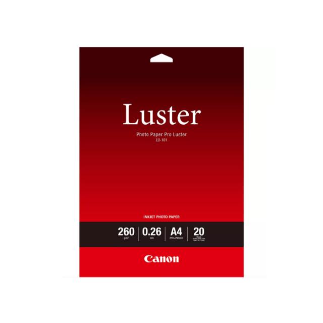 CANON LU-101 LUSTER PHOTO PAPER 260G A4 20STK.