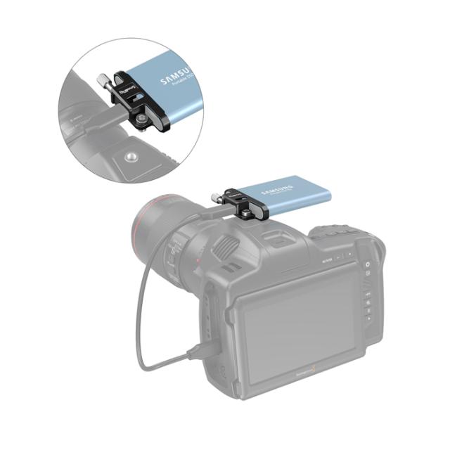 SMALLRIG 3300 CABLE CLAMP T5 SS FOR BMPCC 6K PRO