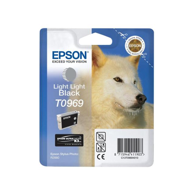 EPSON* T0969 LIGHT LIGHT BLACK FOR 2880