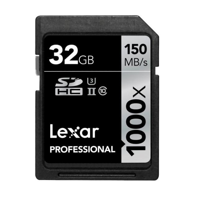 LEXAR SD 32GB 150/75MB/S 1000X PROFESSIONAL CARD
