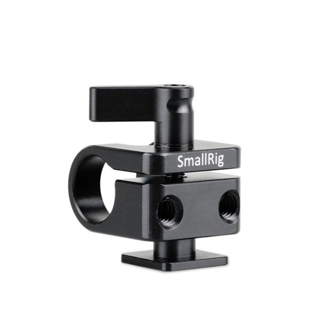 SMALLRIG 1597 15MM ROD CALMP W/ COLD SHOE