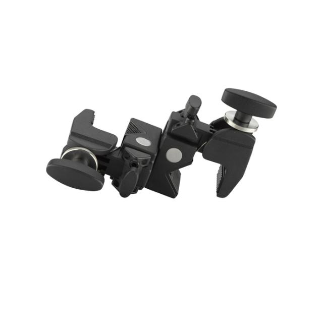 KUPO KCP-720B DOUBLE CONVI CLAMP - BLACK