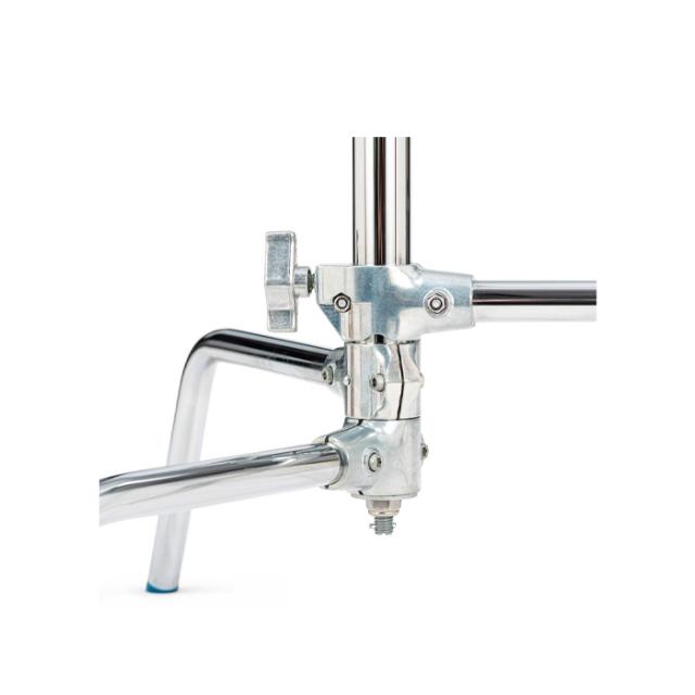 AVENGER A2018L C-STAND SILVER W/ SLIDING LEG