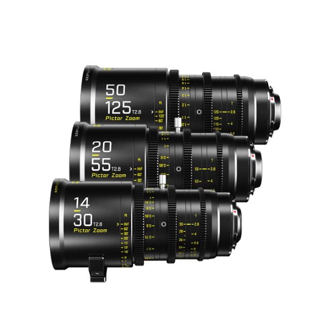DZO PICTOR 14-30/50-125/20-55MM T2.8 BLACK BUNDLE