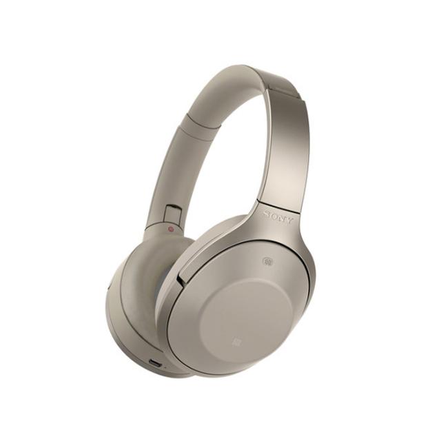 SONY MDR-1000X BEIGE WIRELESS N-C HEADPHONES