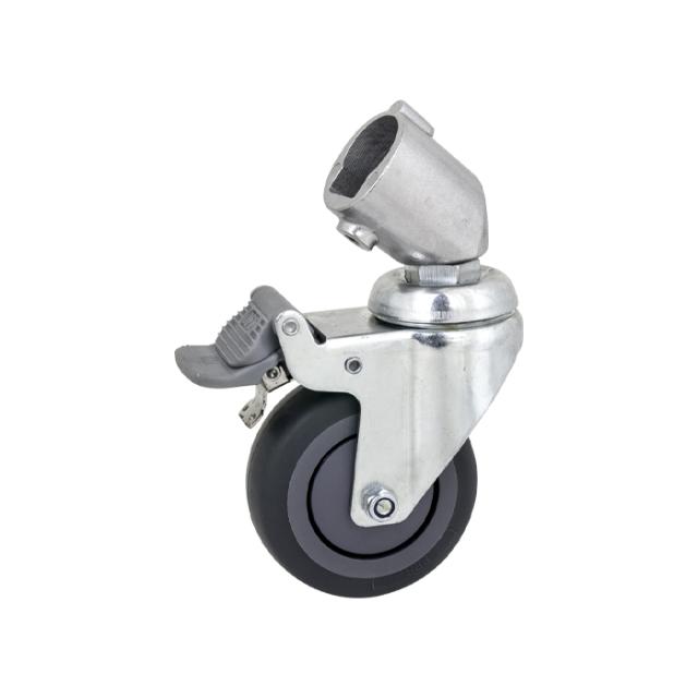 KUPO KC-080R 75MM CASTER WITH BRAKE 22MM ROUND ADA