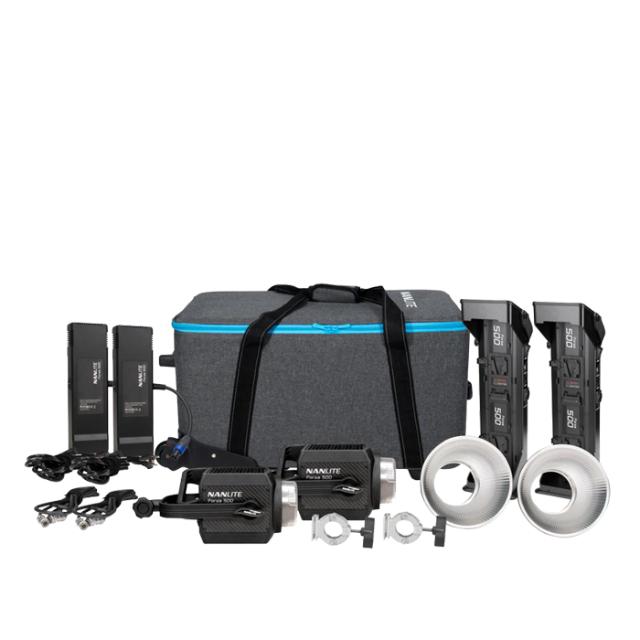 NANLITE FORZA 500 LED MONOLIGHT 2 LIGHT KIT