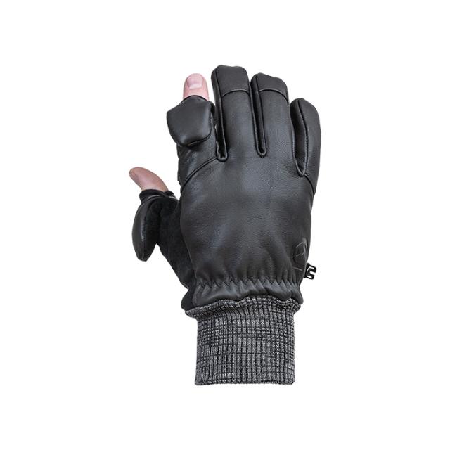 VALLERRET LEATHER PHOTOGRAPHY GLOVE BLACK XL