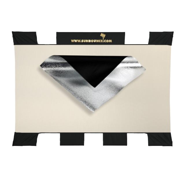 SUNBOUNCE MINI SCREEN ZEBRA/WHITE 90X125 CM.
