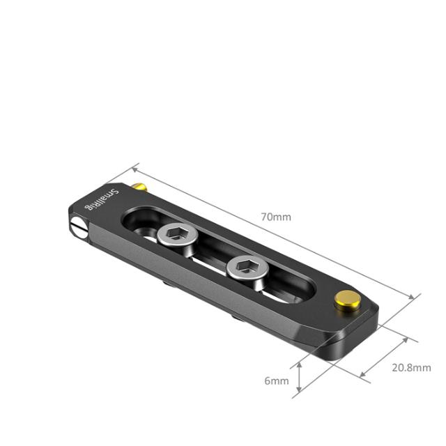SMALLRIG 2483 LOW PROFILE NATO RAIL 70MM