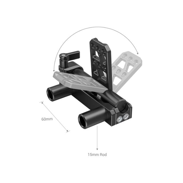 SMALLRIG 2802 DUAL 15MM ROD BATTERY HINGE