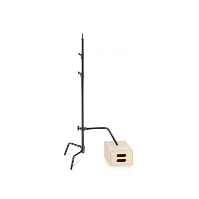 AVENGER A2033LCB C-STAND BLACK W/ SLIDING LEG