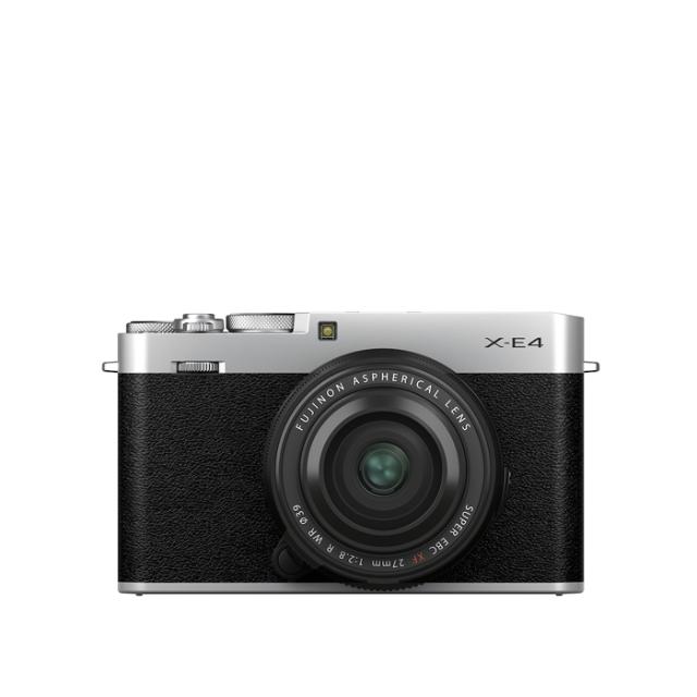 FUJI X-E4 KIT W. XF27MM F/2.8 WR SILVER