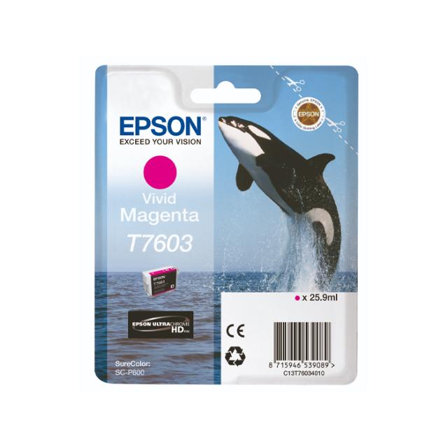 EPSON* T7603 VIVID MAGENTA F/ SC-P600 - 25,9ML
