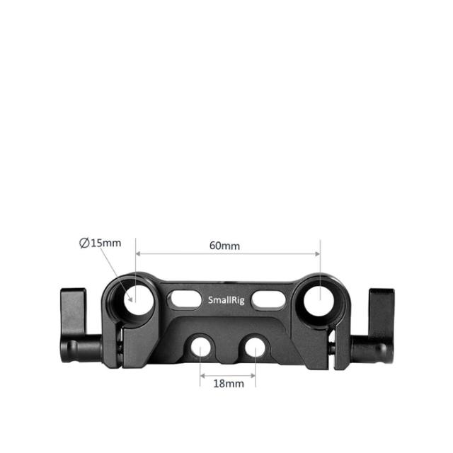 SMALLRIG DUAL 15MM ROD CLAMP