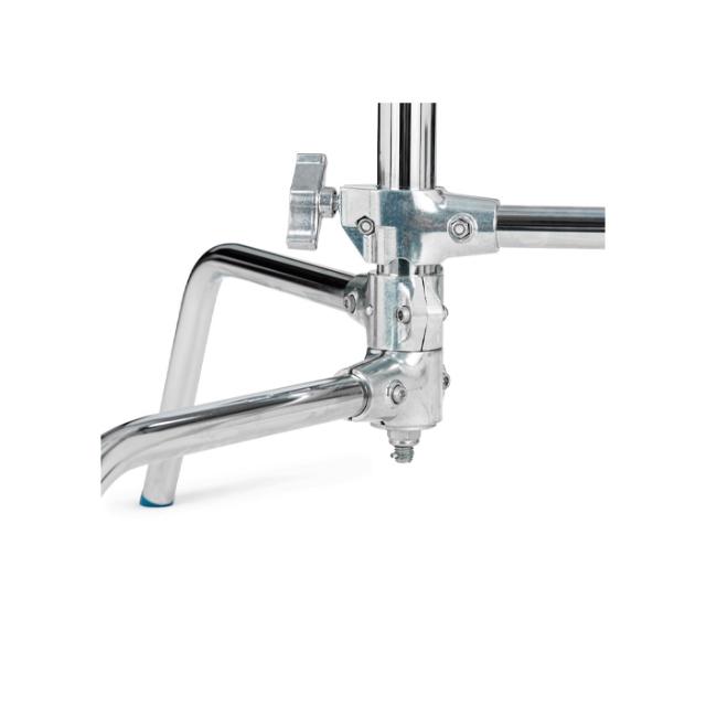 AVENGER A2025L C-STAND SILVER W/ SLIDING LEG