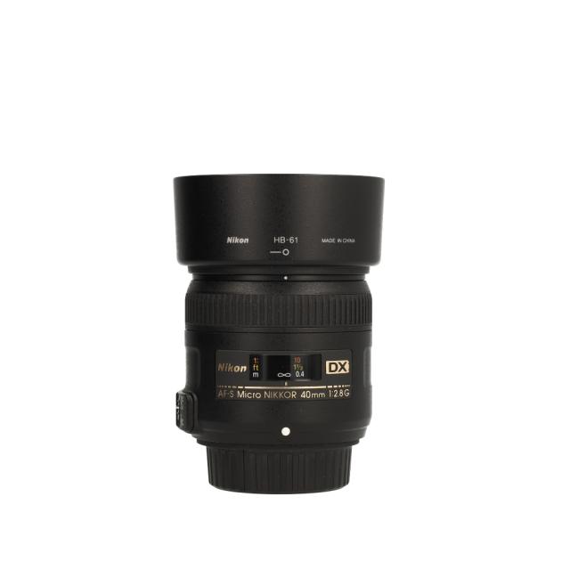 NIKON LENS AF-S 40 2,8 G DX MICRO (3) USED