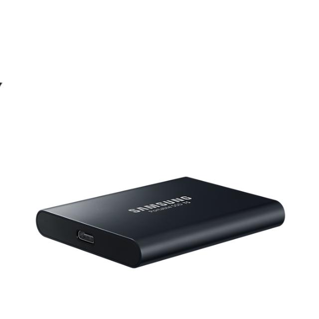 SAMSUNG 2TB T5 SSD DISK BLACK USB-C