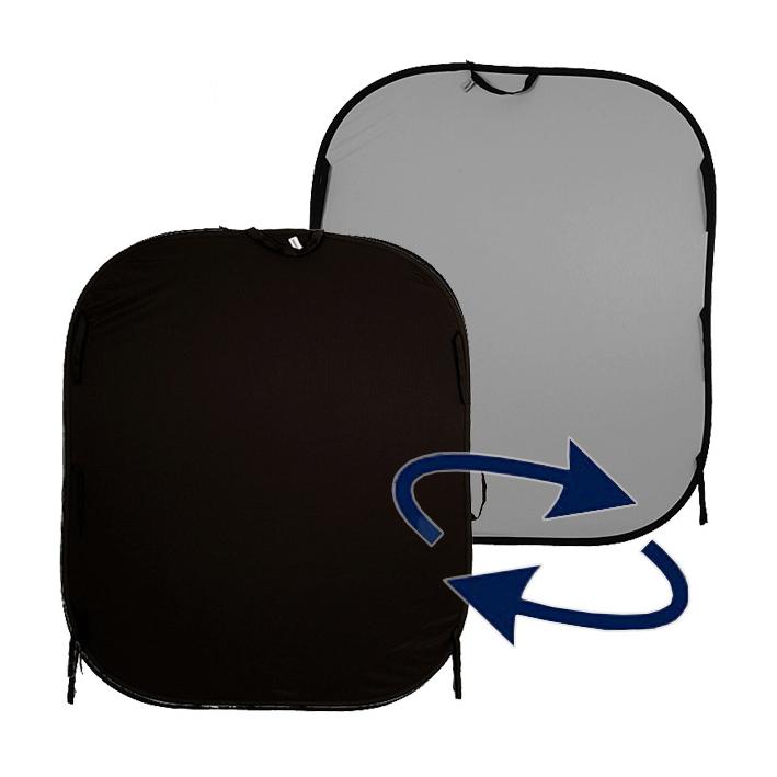 LASTOLITE PLAIN COLLAPSIBLE 1,5 X 1,8 M BLACK/GREY