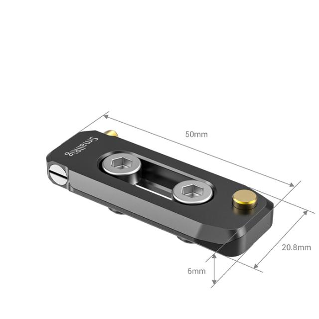 SMALLRIG 2468 LOW PROFILE NATO RAIL 50MM