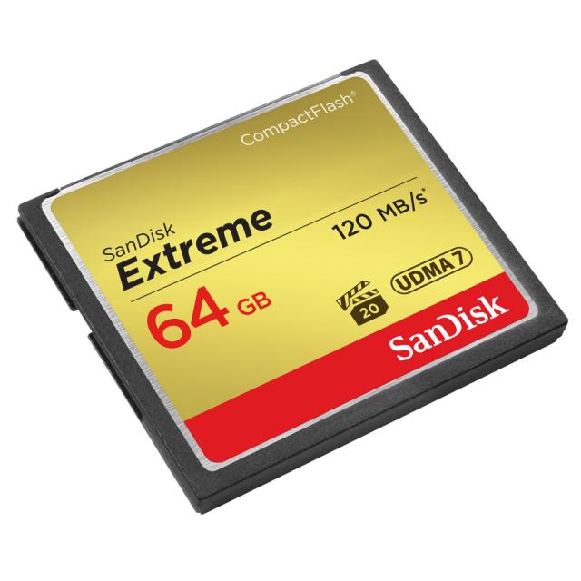 SANDISK CF 64 GB EXTREME 120MB/S