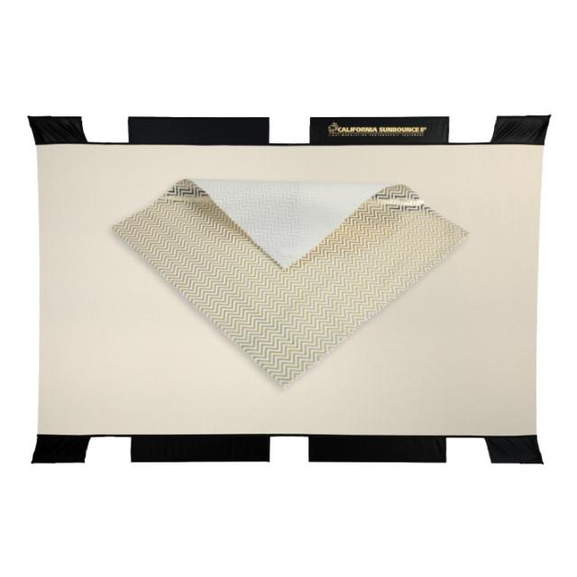 SUNBOUNCE PRO SCREEN GOLD-WHITE/WHITE 130 X190 CM.