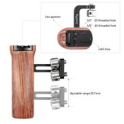 SMALLRIG S2093 WOODEN UNIVERSAL SIDE HANDLE