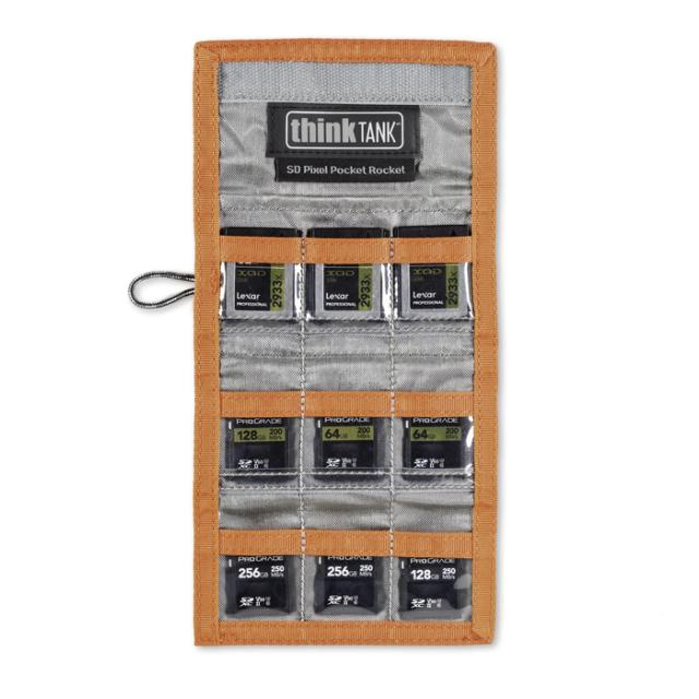 THINK TANK SD PIXEL POCKET ROCKET, ORANGE