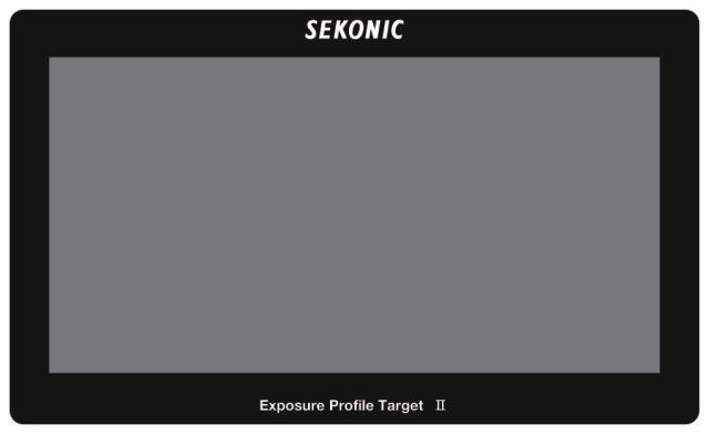 SEKONIC* EXPOSURE PROFILE TARGET 2