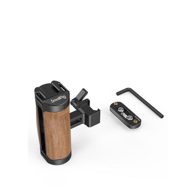 SMALLRIG 2978 WOODEN SIDE HANDLE NATO (W.RAIL)